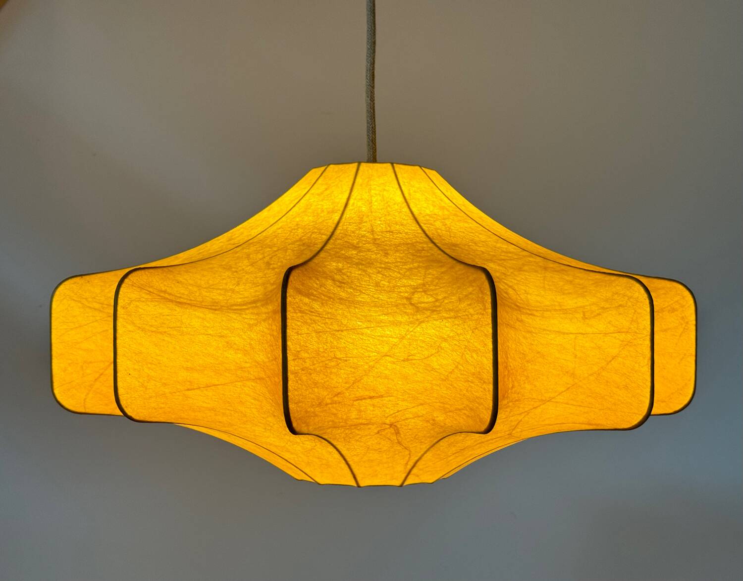 Large cocoon pendant light, 60s