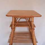 Rattan bedside