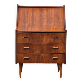 Norwegian teak secretary, Scandinavian vintage 1960s