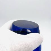 Giant Vase 44cm Bo Borgström Åseda Blue Glass Sweden Label