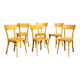 6 bistro chairs 70s