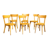 6 chaises bistrot années 70
