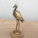 Heron brass statuette