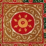 Vintage Turkish hand-knotted rug 152x158 cm