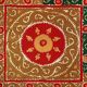 Tapis turc vintage noué à la main 152x158 cm