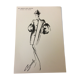 Guy Laroche of press at the end of the 1980s fashion illustration