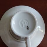 Set of 4 cups and 4 saucers Yugoslavia