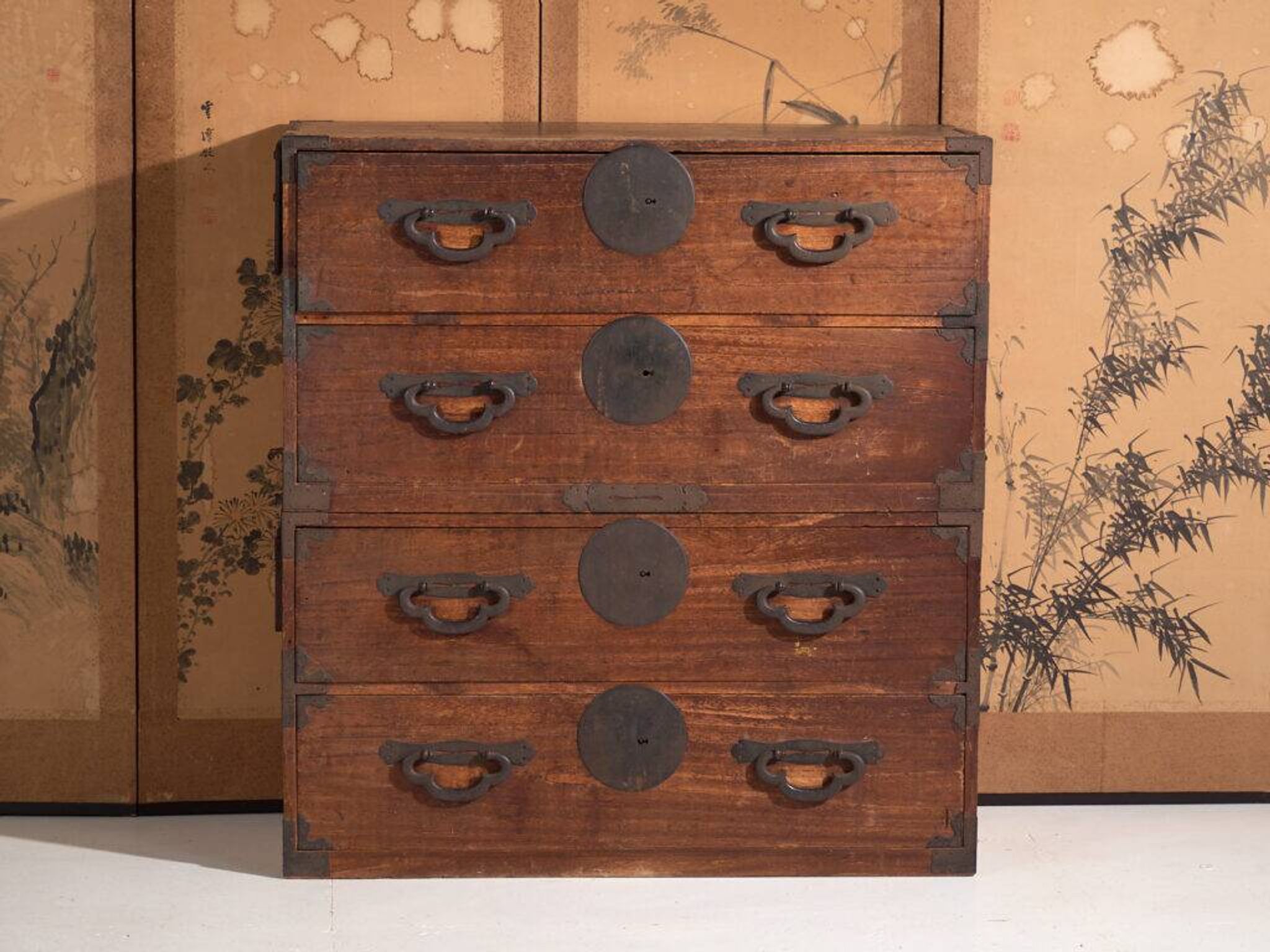 Coffre de rangement ancien – période Meiji / Taishō (c.1868-1926) #41