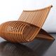Τhe wood chair by Marc Newson, produced by Cappelini, Italy 1988.
