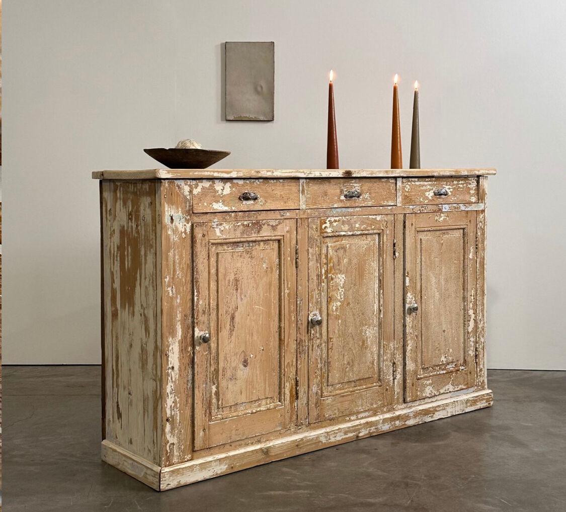 Painted store cabinet