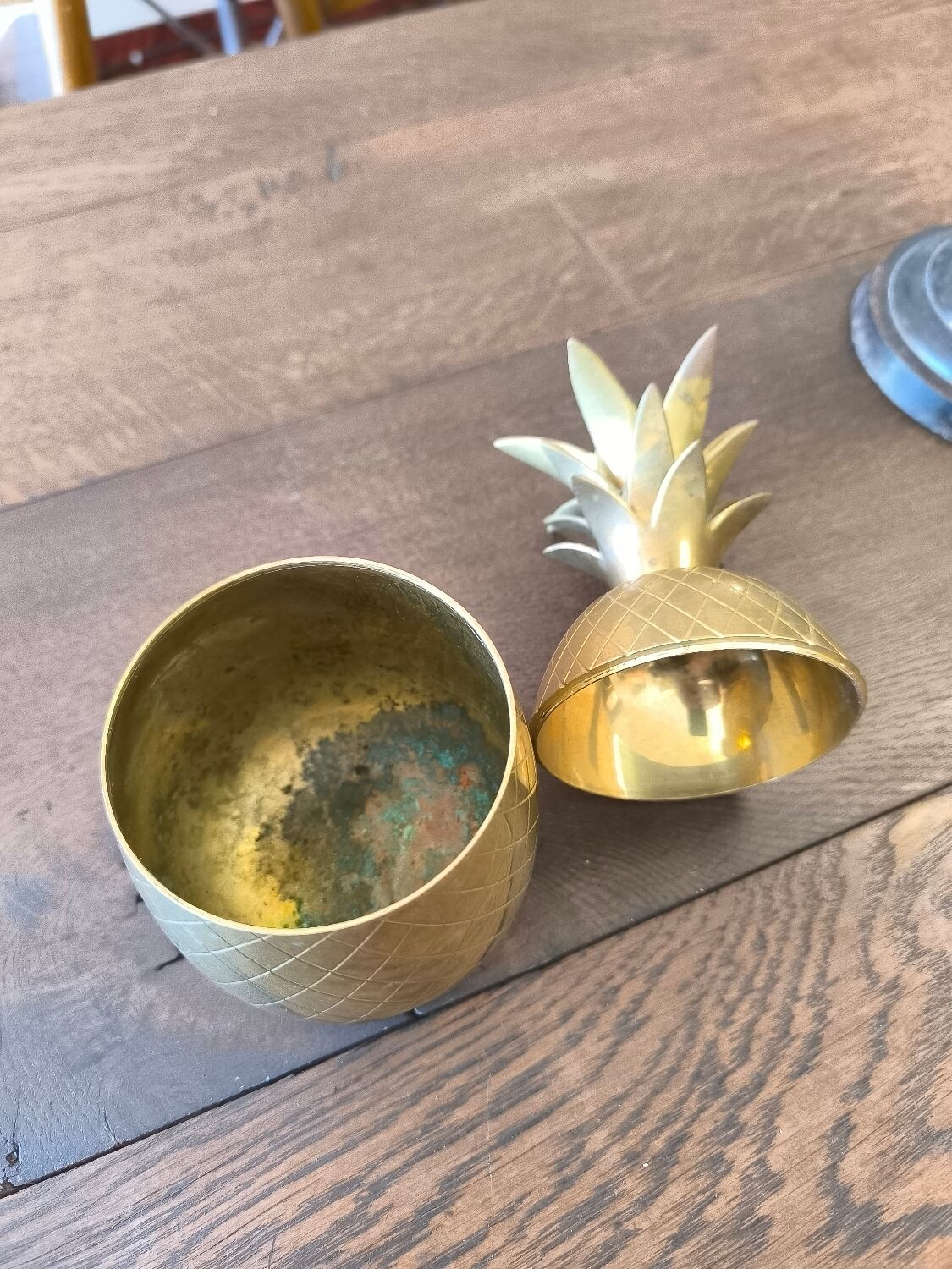 Pineapple Ice Bucket in Brass – Hollywood Regency