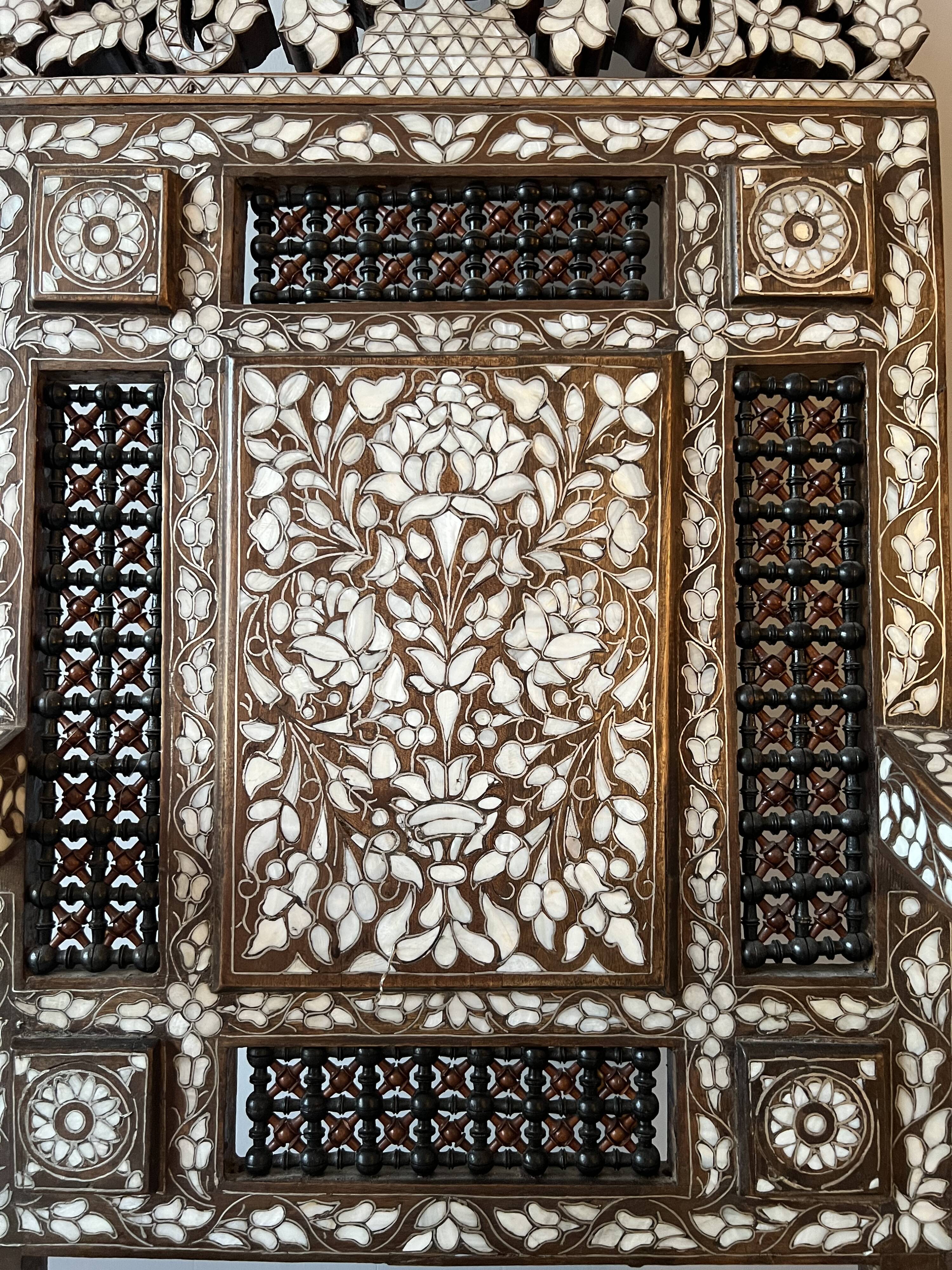 Pair of Syrian armchairs