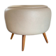 Pouf scandinave vintage de FM Møbler, années 1950