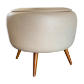 Scandinavian pouf stool from FM Møbler, 1950s