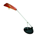 Red and black WL1 Anglepoise desk lamp. George Carwardine and Kenneth Grange, 1960.