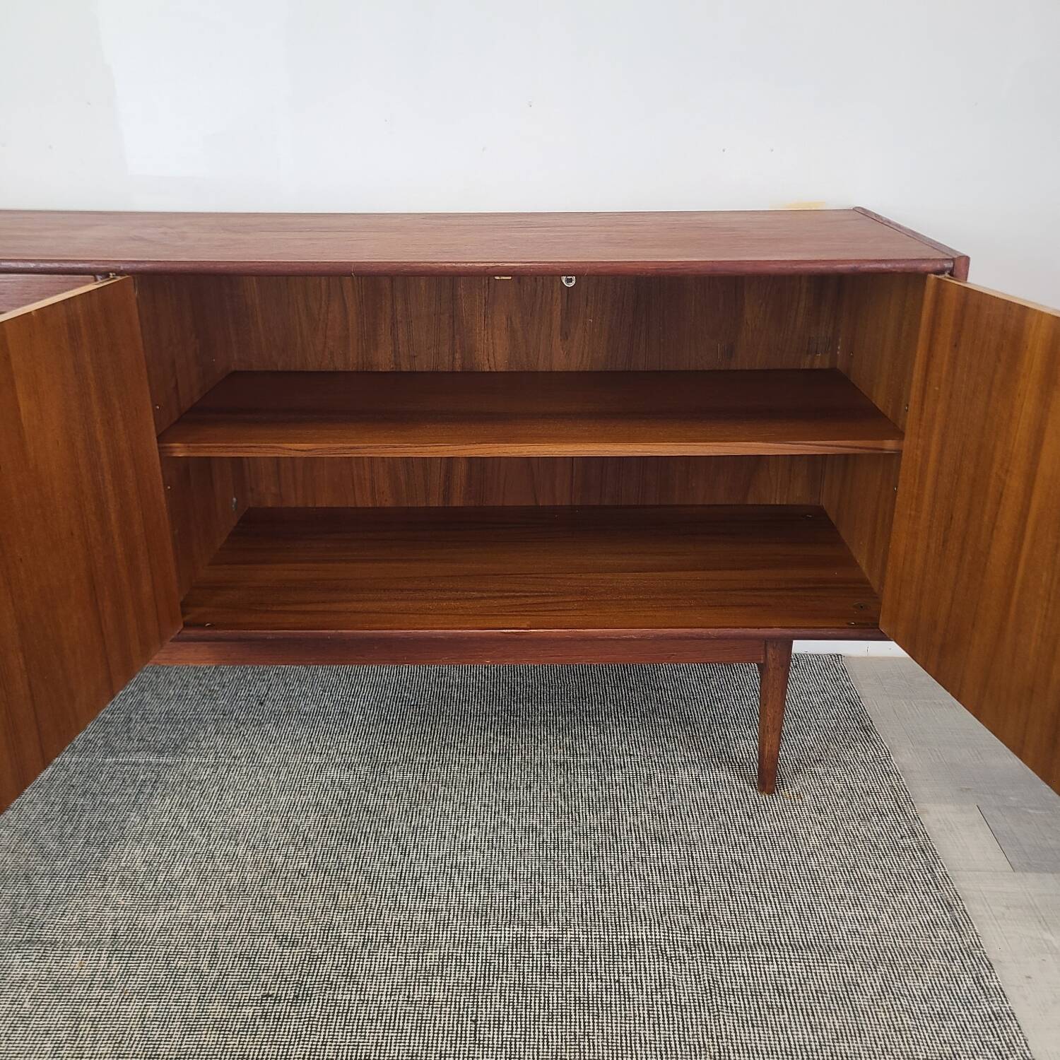 Vintage Danish teak enfilade from the 1960s.