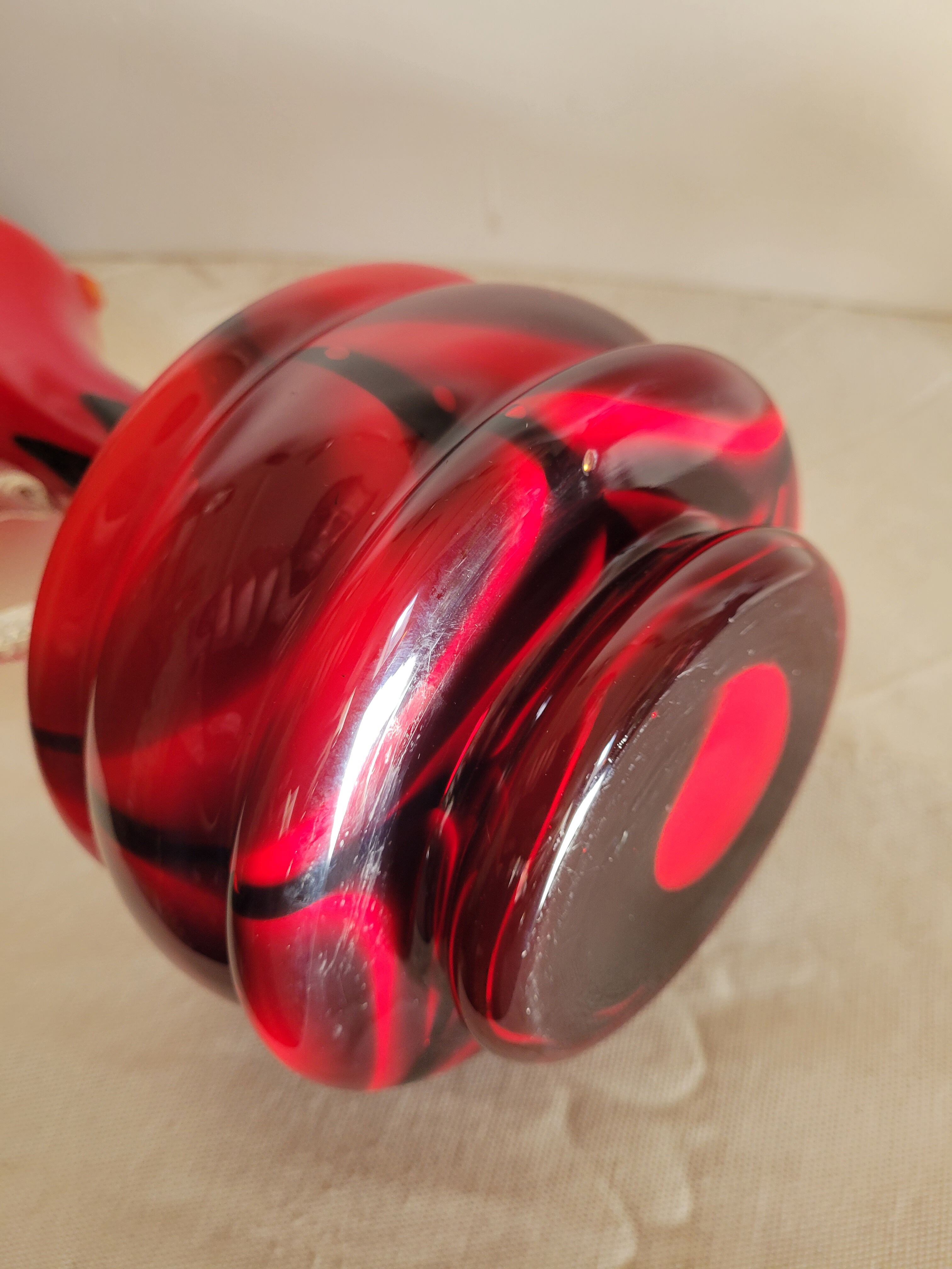 Opaline pitcher Carlo Moretti