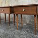 Paire de tables de nuit bois, vintage, années 60