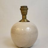 Cracked ceramic ball lamp