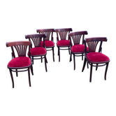 Chaises bistrot velours