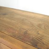 20th century solid walnut display case