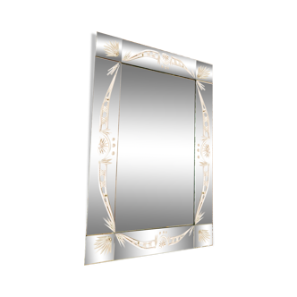 Venetian art deco mirror