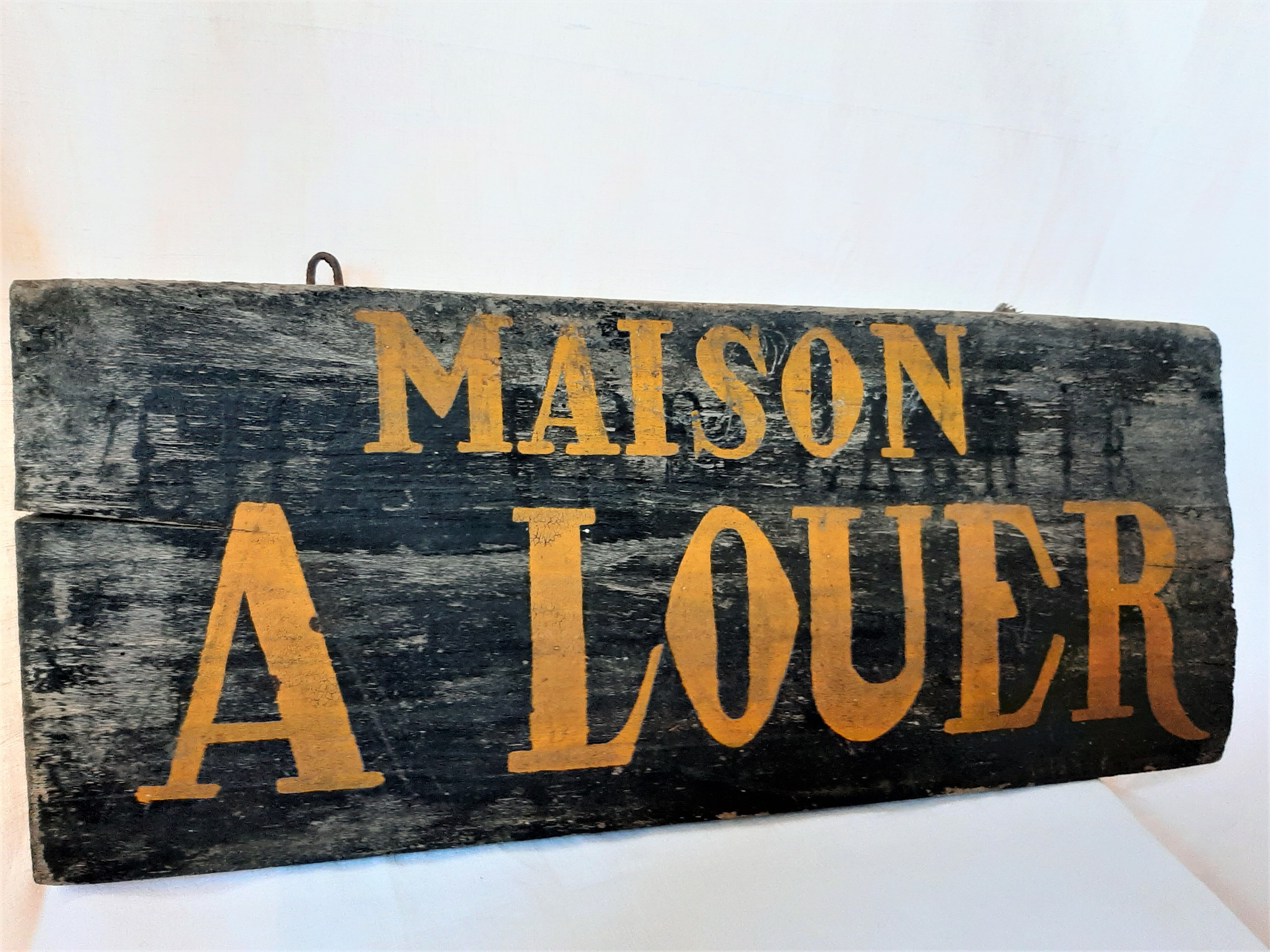 Old wooden plate