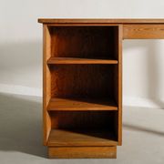 Swedish Wooden Pine Desk by Axel Einar Hjorth for Nordiska Kompaniet, 1930s