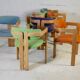 7 Chairs Pigreco by Tobia Scarpa, Gavina Edition, Italy, 50s