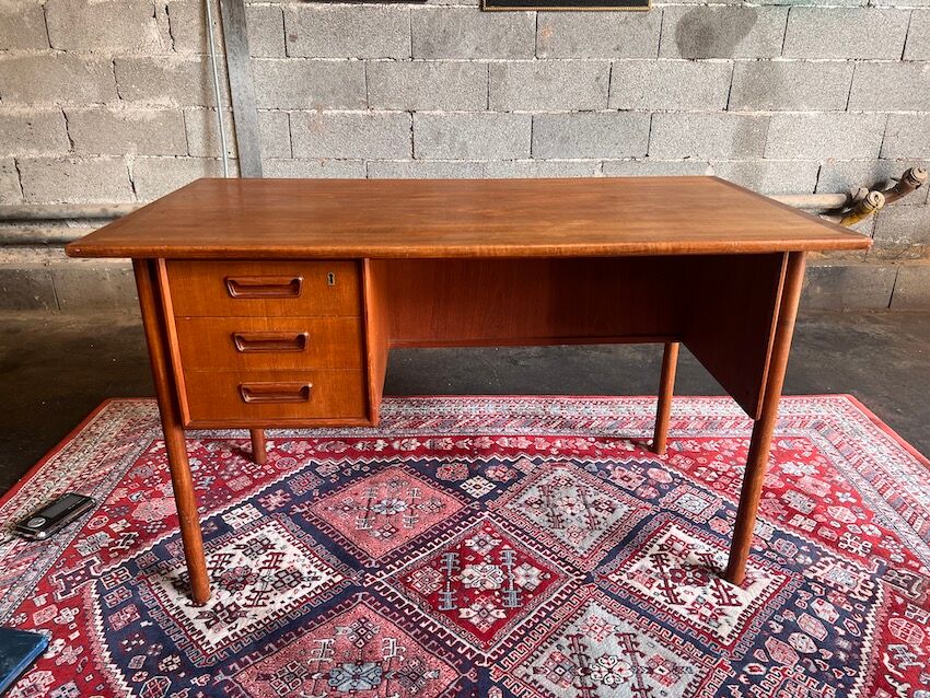 Scandinavian office in Danish teak by Gunnar Nielsen Tibergaard - 1960s