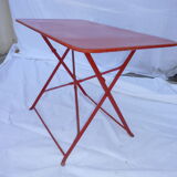 Table de jardin bistrot en métal