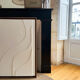 Minimalist relief white table
