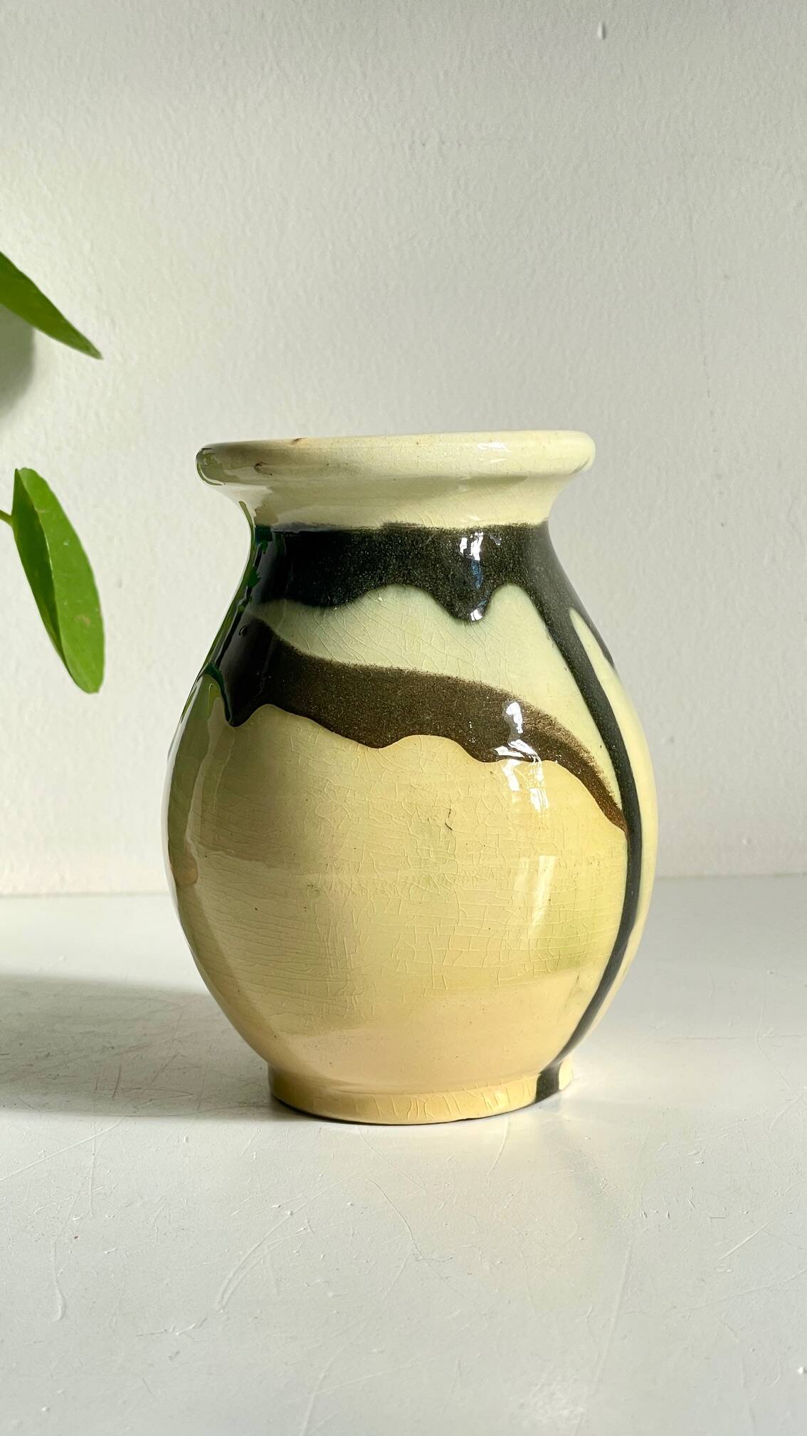 Vintage Ceramic Vase AEGITNA Vallauris FRANCE