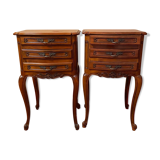 Pair of Louis XV style bedside tables