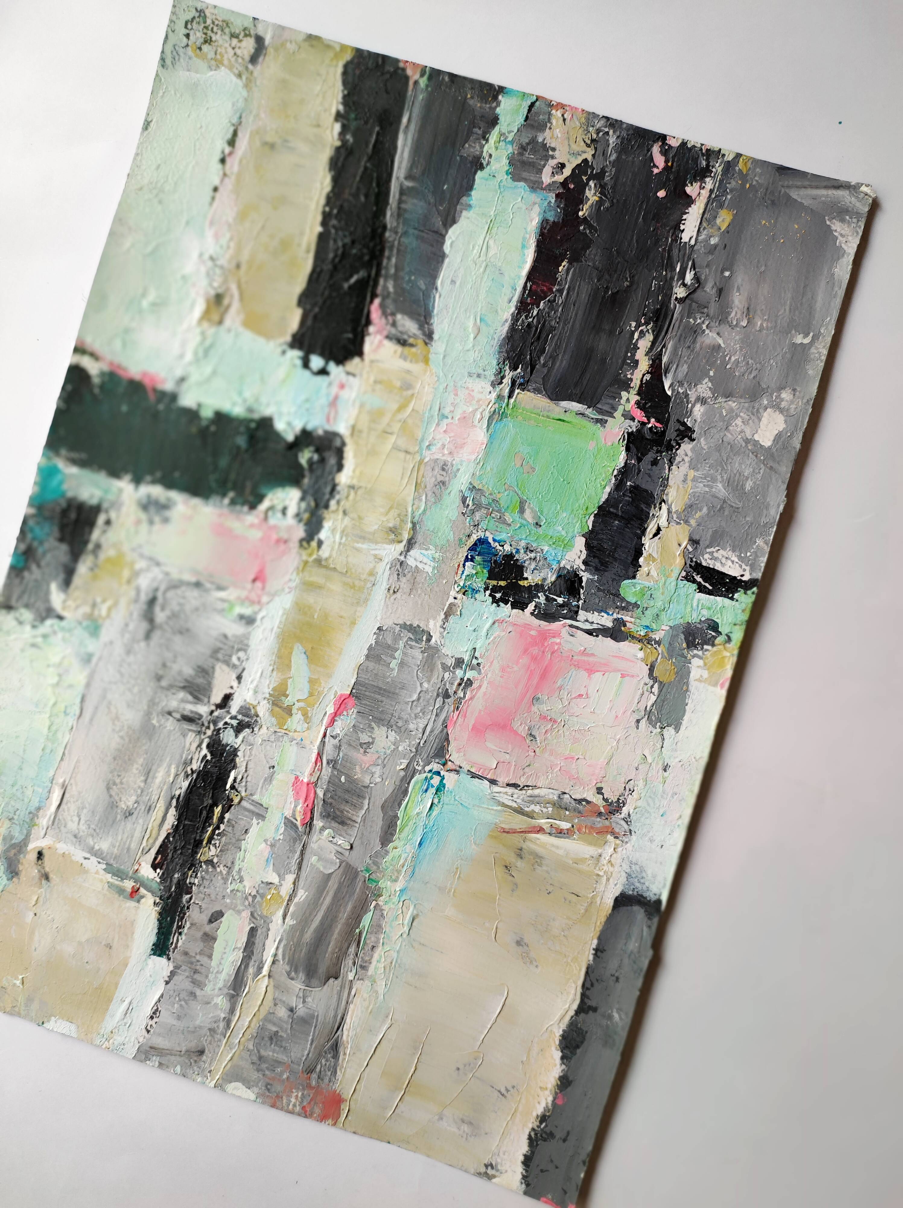 Original abstract urban landscape