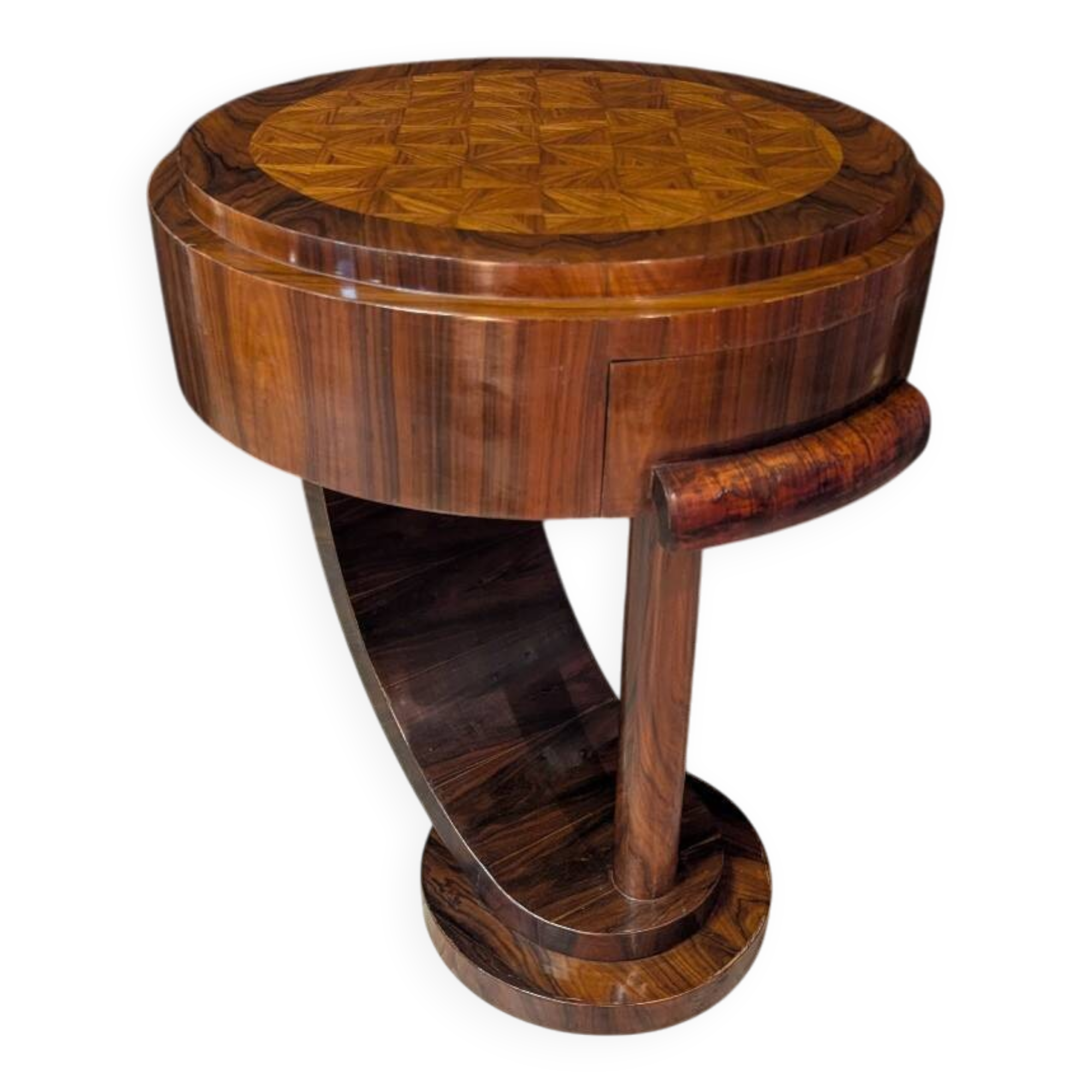 Table guéridon Art déco en palissandre