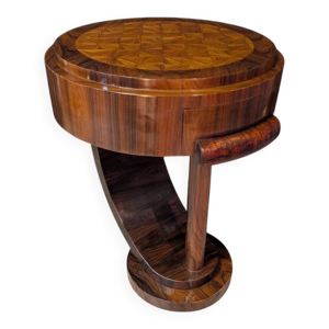 Table guéridon art déco - palissandre