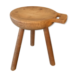Wooden tripod stool