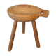 Wooden tripod stool