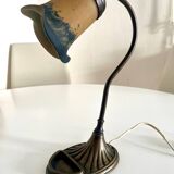 Adjustable table lamp in glass paste, 1960s