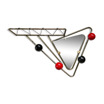 Vestiaire porte manteau boules années 50