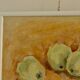 Oil on panel "Four Apples" by Torgny Karlsson