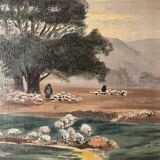 Tableau ancien huile sur toile