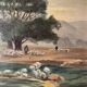 Old painting oil on canvas
