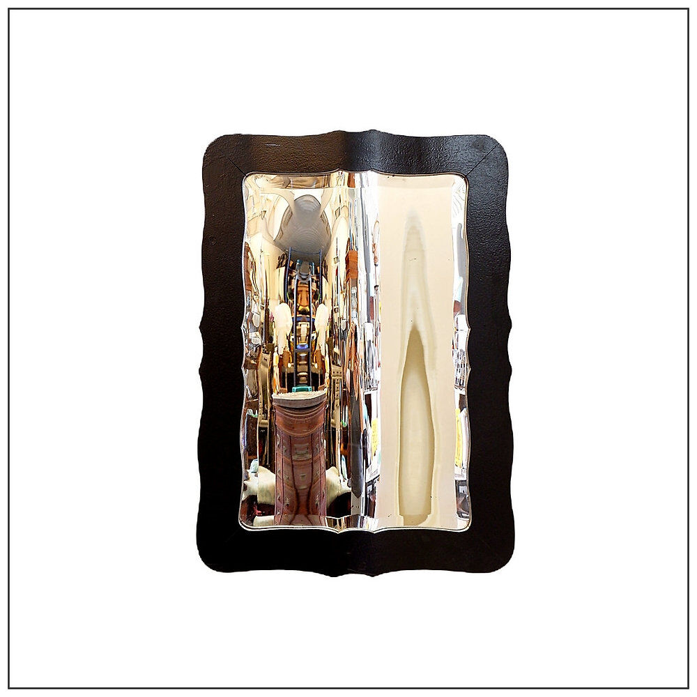 Miroir déformant convexe et concave vintage - 20ème siècle