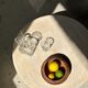 Bowl or monoxyl teak cut d:25.5