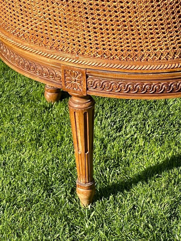 Banquette en Cannage Style Louis XVI