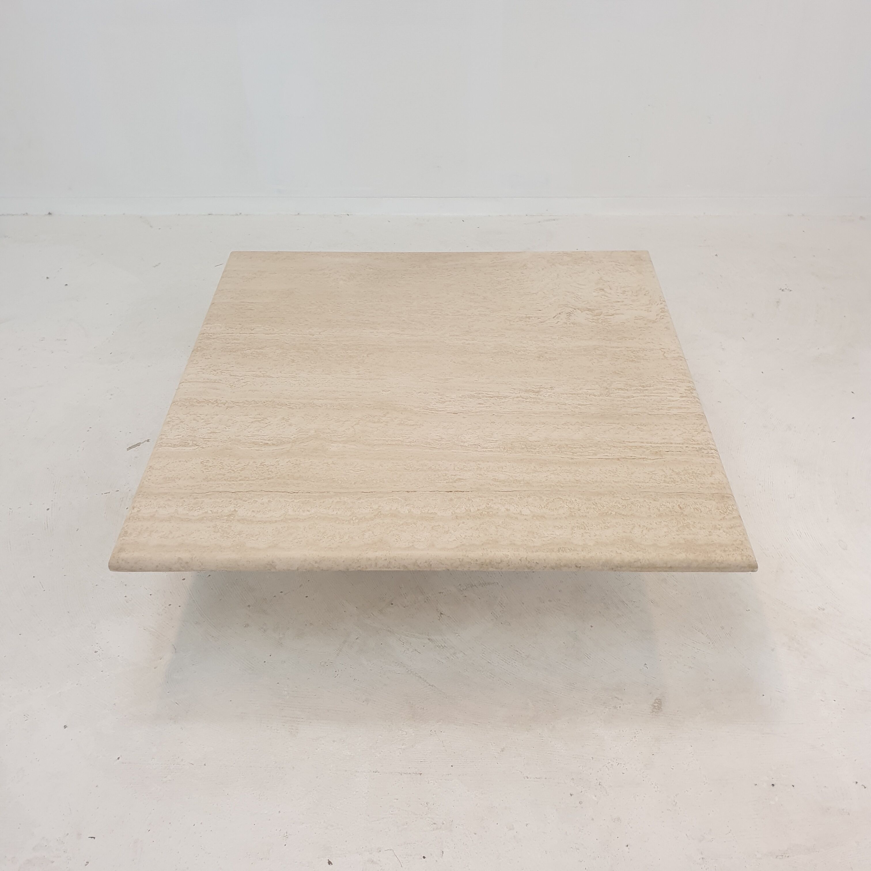 Italian Travertine Coffee Table, 1980's