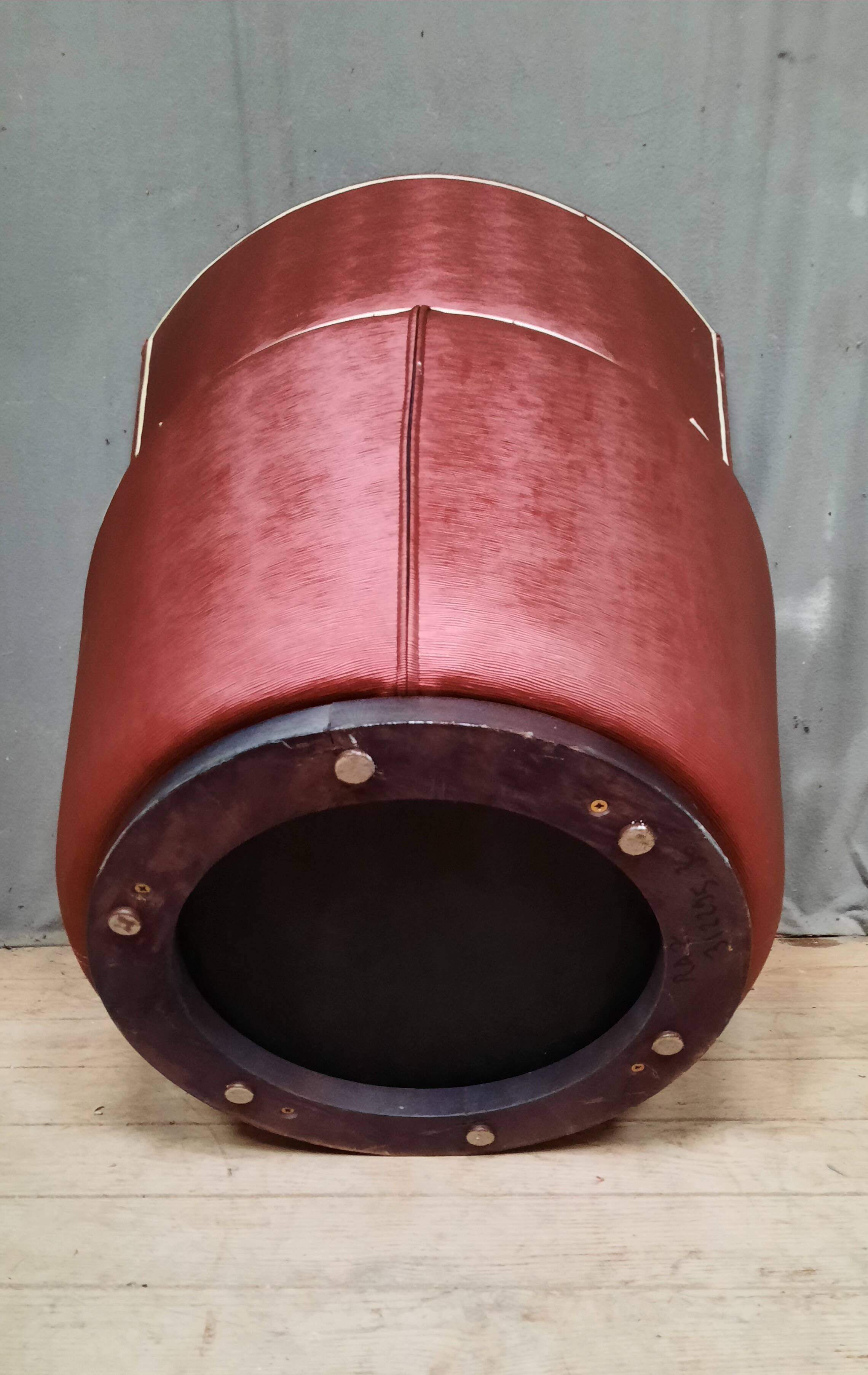 Vintage red armchair