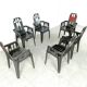 Boston Chairs by Pierre Paulin for Henry Massonnet, 1988, Set of 6